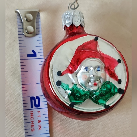 Vintage Mercury Glass Elf Jester Christmas Ornament - Picture 12 of 12
